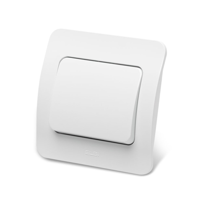 Jazz intrerupator, alb, Elbi - imagine 3